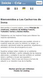 Mobile Screenshot of loscachorrosdeinma.com